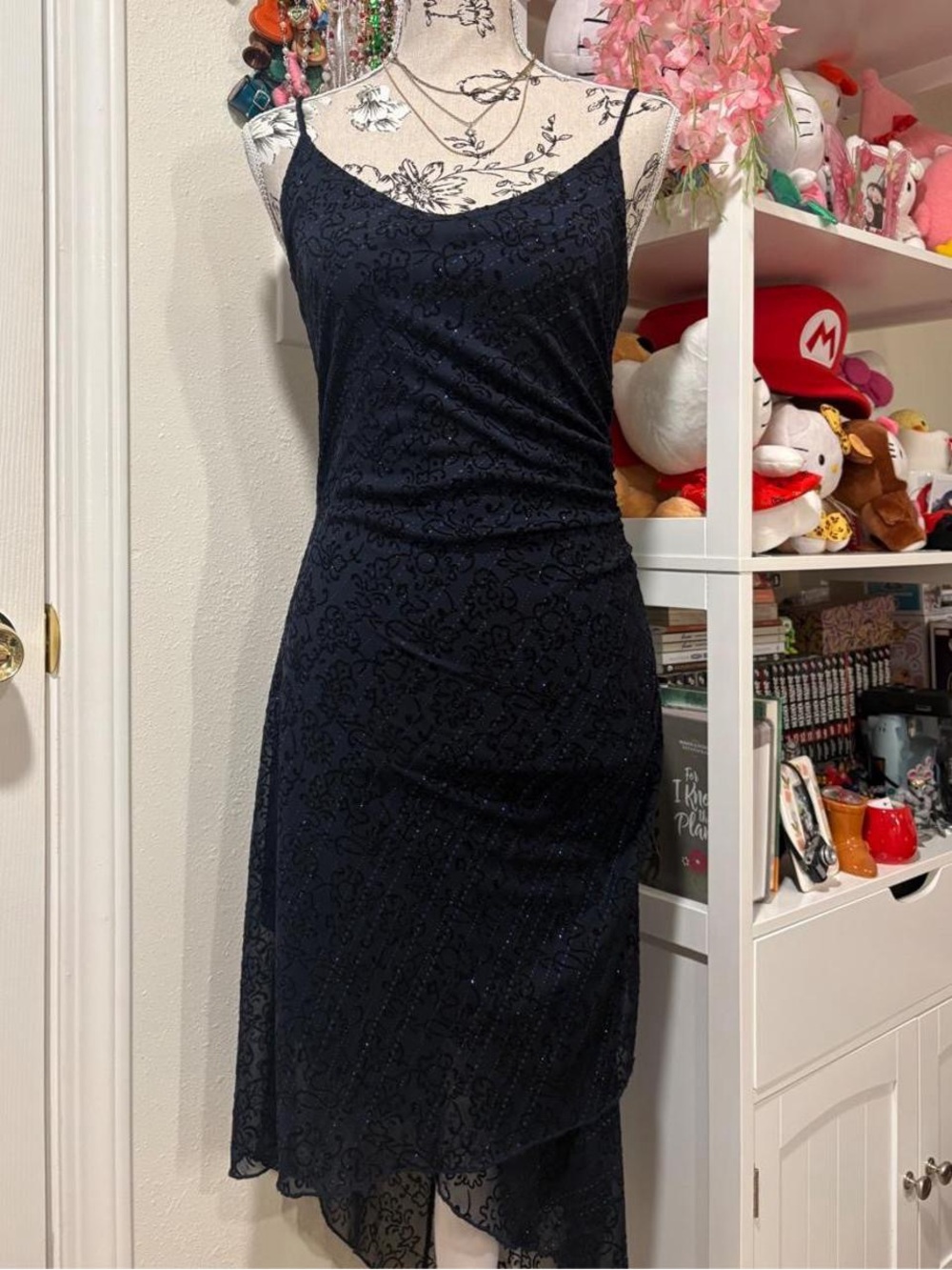 Dark Navy Blue Dress - Elegant Evening Dress